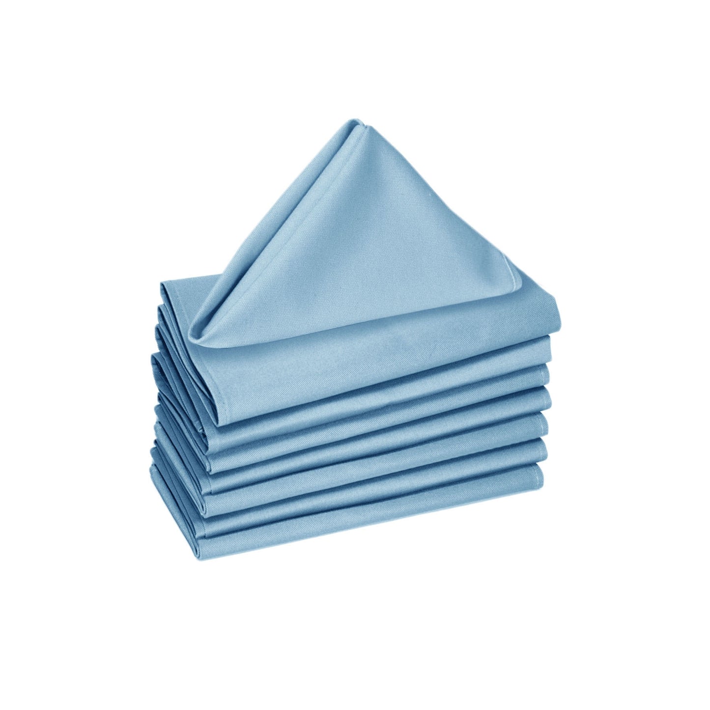 Hoydu Set of 8 Cotton Napkins 40 x 40 cm - Solid Colour, Machine Washable