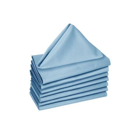 Hoydu Set of 8 Cotton Napkins 40 x 40 cm - Solid Colour, Machine Washable - SuperSaverAU - view 1