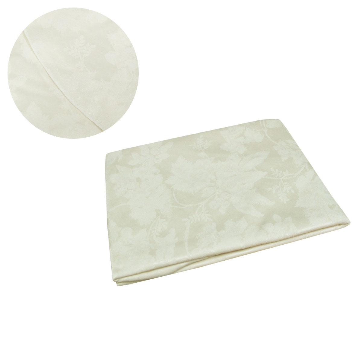 Assorted Damask Jacquard Polyester Tablecloth 180cm Round - Elegant Design - SuperSaverAU - view 1