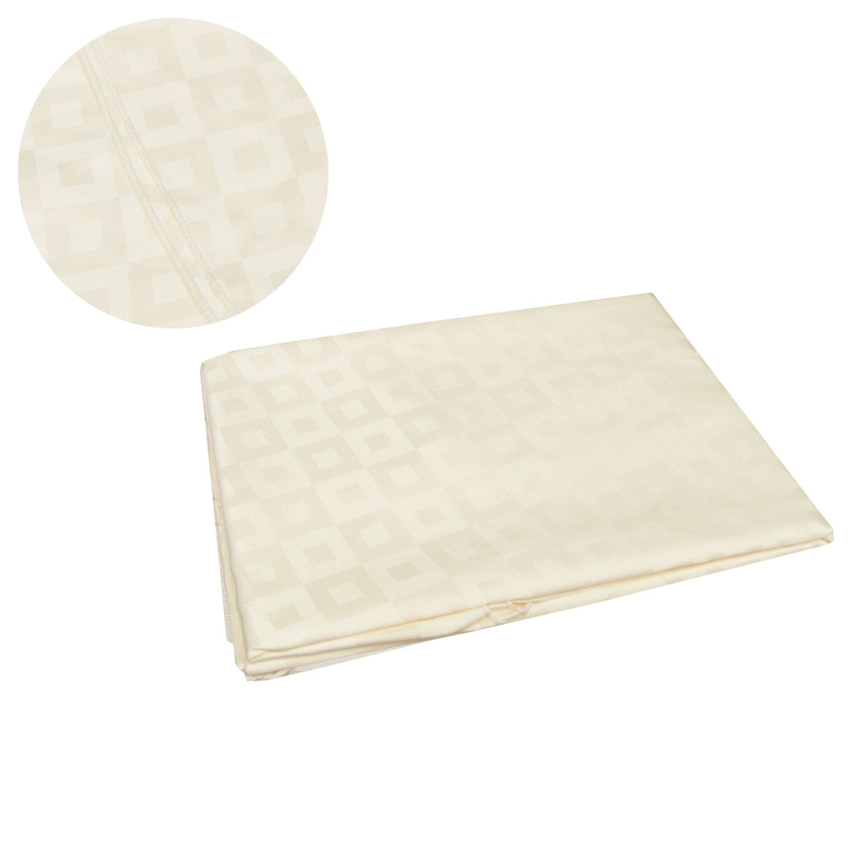 Assorted Damask Jacquard Polyester Tablecloth 180cm Round - Elegant Design - SuperSaverAU - view 1