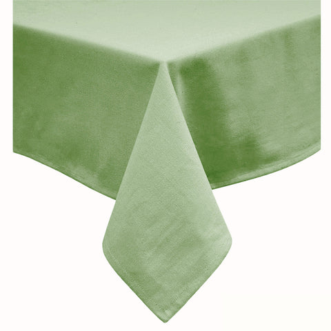 Hoydu Cotton Blend Table Cloth 150cm x 225cm - Reed Green, Machine Washable - SuperSaverAU - view 1