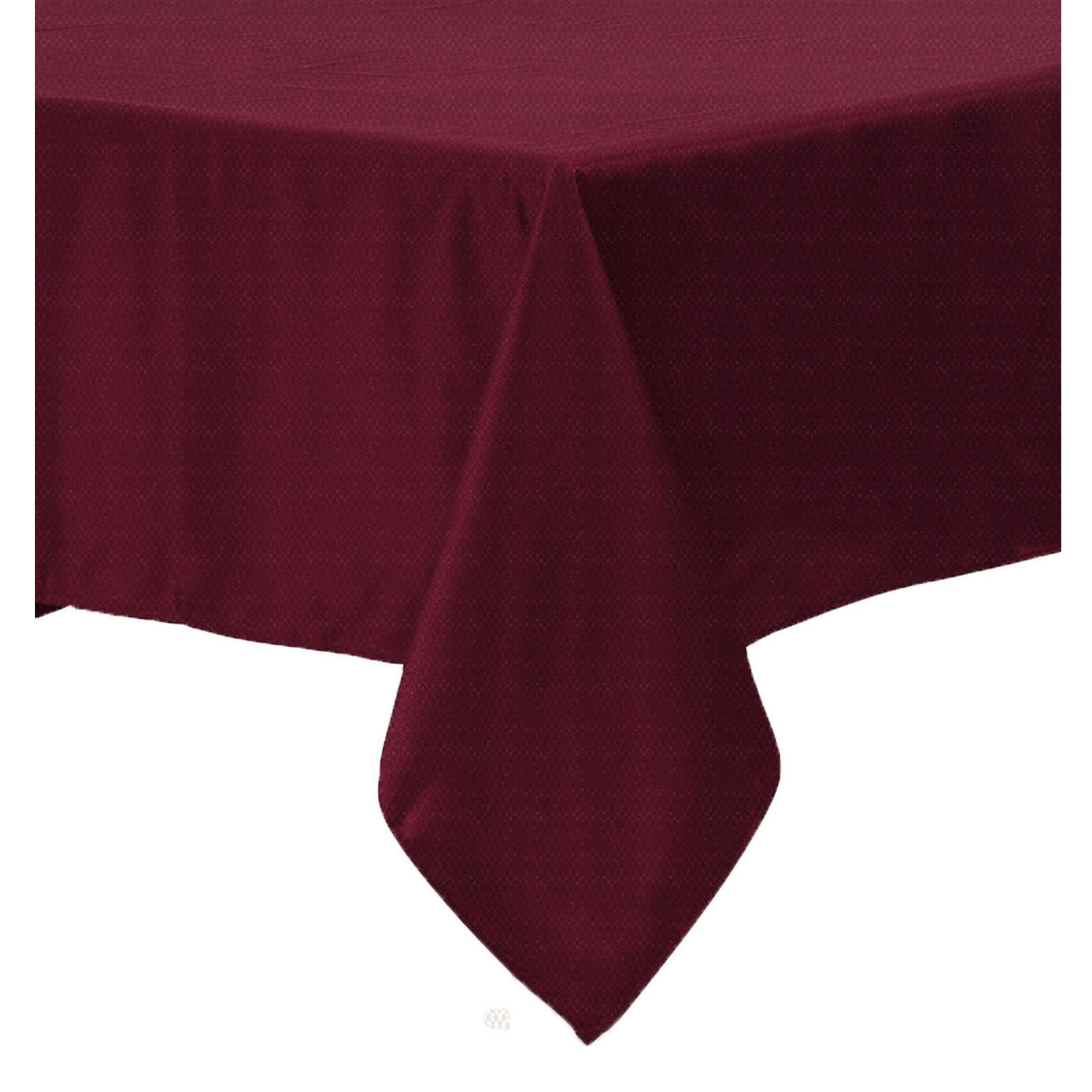 Burgundy Polyester Cotton Tablecloth 180 x 310 cm - Solid Color Design - SuperSaverAU - view 1