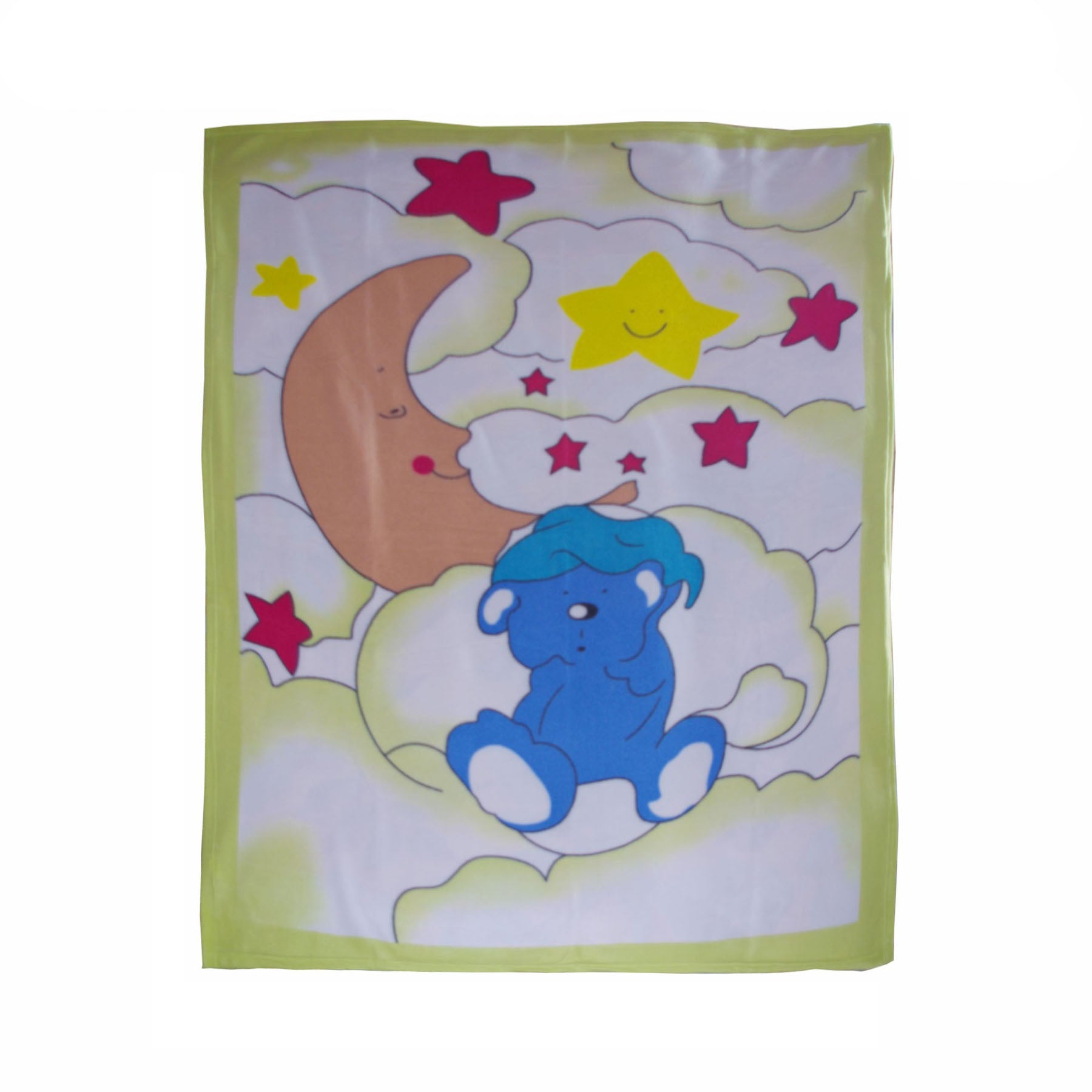 Sleeping Bear Polar Fleece Throw - 130 x 160 cm, Machine Washable - SuperSaverAU - view 1
