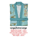 Bedding House Almond Blossom Blue Kimono Bath Robe Large/Extra Large - SuperSaverAU - view 2
