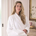 PIP Studio White Cotton Bathrobe XX-Large - Soft, Comfortable, Solid Colour Design - SuperSaverAU - view 2
