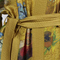 Bedding House Van Gogh Gold Floral Kimono Bath Robe Small/Medium - SuperSaverAU - view 2