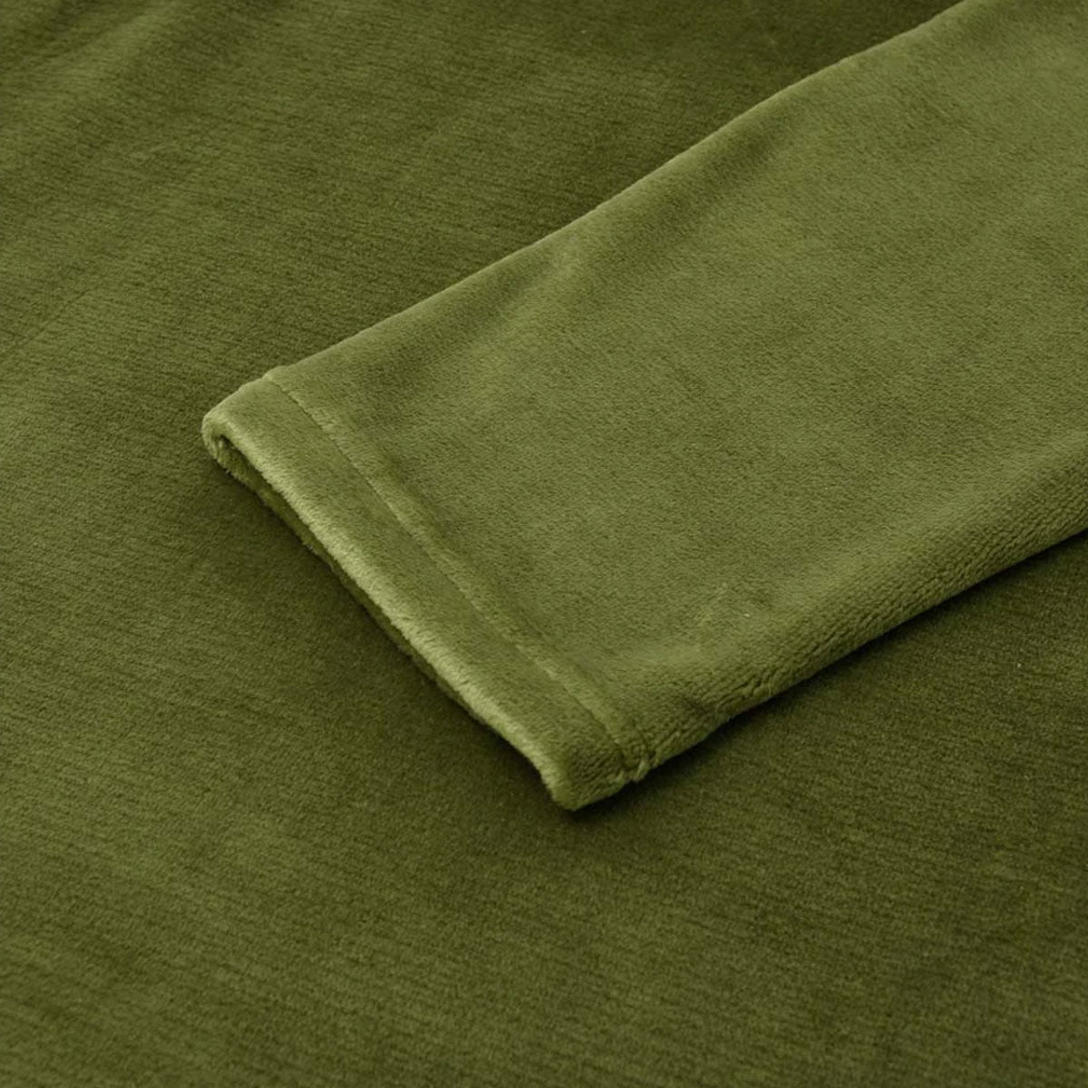 Accessorize Moss Green Super Soft Hooded Blanket Extra Large - Cuddly & Cozy