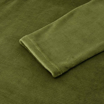 Accessorize Moss Green Super Soft Hooded Blanket Extra Large - Cuddly & Cozy