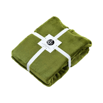 Accessorize Moss Green Super Soft Hooded Blanket Small/Medium - Cozy Wearable Design