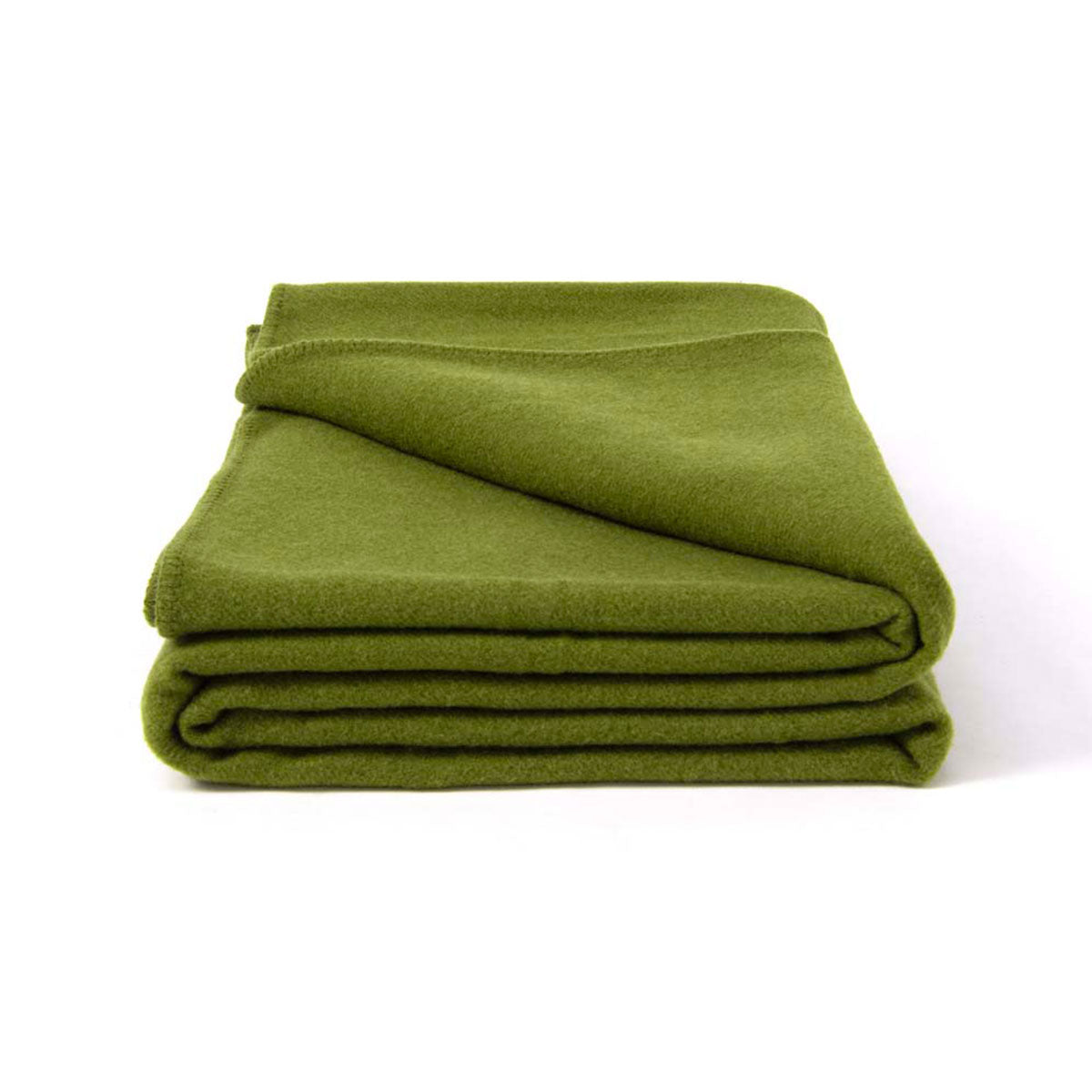 Laconia 400GSM Premium Australian Pure Wool Blanket Moss Green King - SuperSaverAU - view 4