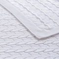 Little Gem Organic Cotton Baby Blanket 75 x 100 cm - Soft, GOTS Certified, White - SuperSaverAU - view 2