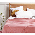 Accessorize Clay Super Soft Blanket 240cm x 260cm, 270 GSM, Solid Colour Design - SuperSaverAU - view 1