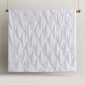 Accessorize Dotty Clip White 3 Piece Jacquard Comforter Set Queen - Clipped Dot Design - SuperSaverAU - view 2