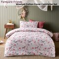 Happy Kids Farmyard Friends 2 Piece Washed Cotton Comforter Set Single - SuperSaverAU - view 2