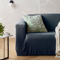 Accessorize Asher Dark Blue Stretch Sofa Cover 3 Seater - SuperSaverAU - view 1