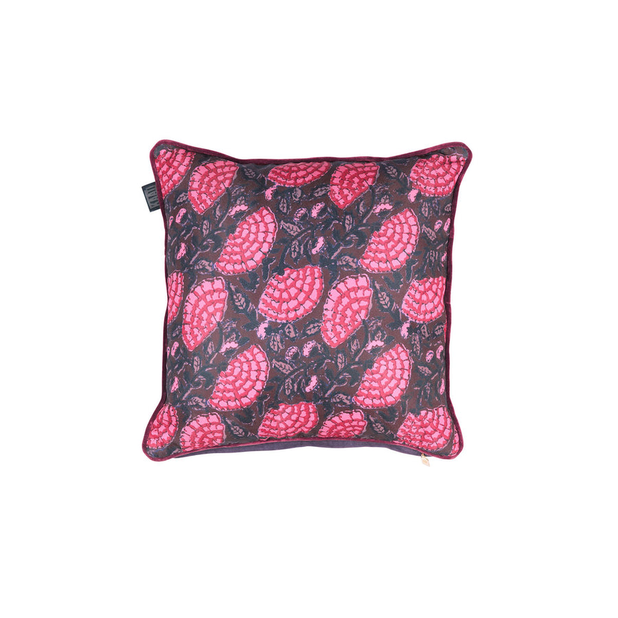 KAAT Amsterdam Ayda Pink Floral Filled Cushion – 45 x 45cm