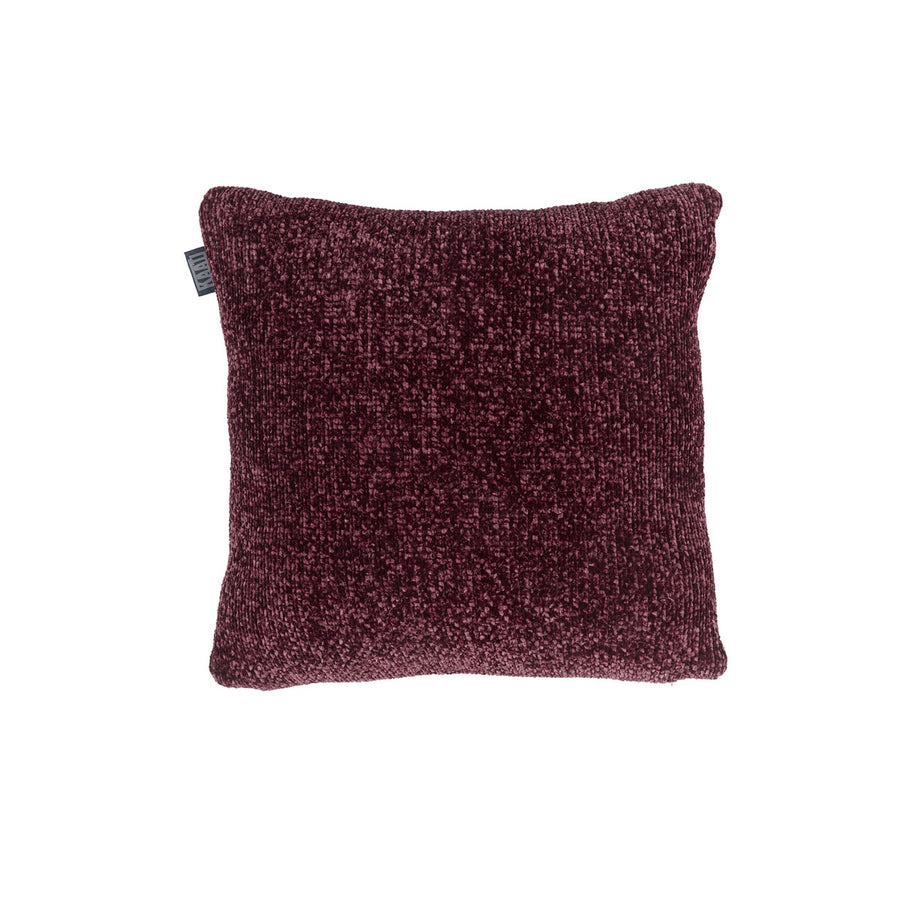 KAAT Amsterdam Jits Textured Filled Cushion – Dark Red 45 x 45cm