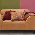 KAAT Amsterdam Jits Textured Filled Cushion – Dark Red 45 x 45cm
