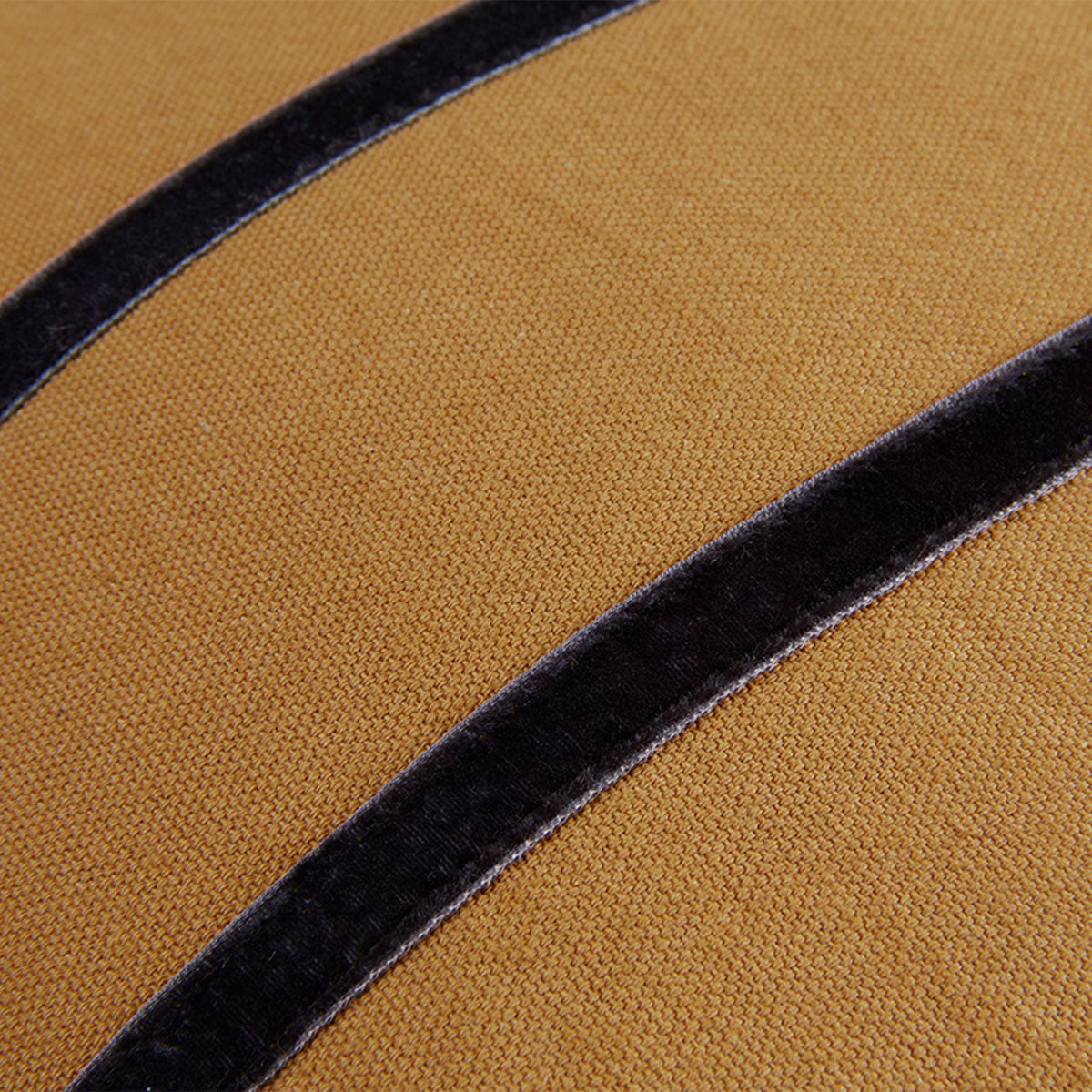 KAAT Amsterdam Myron Stripe Filled Cushion – Brown 40 x 40cm