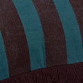 KAAT Amsterdam Viggo Stripe Fringe Filled Cushion – Red 45 x 45cm