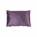 KAAT Amsterdam Boline Aubergine Velvet Oblong Filled Cushion – 40 x 60cm