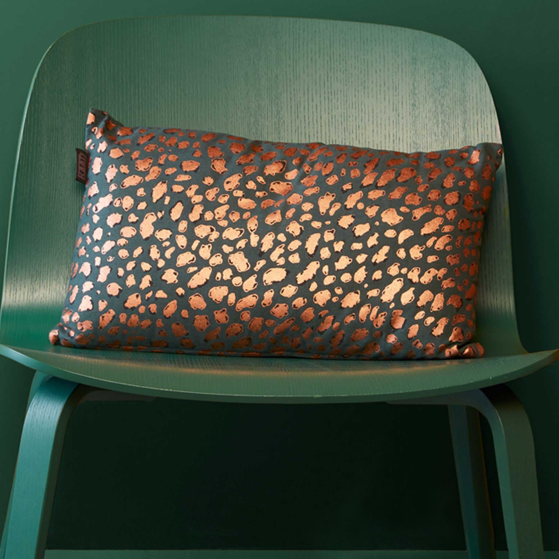 Bedding House Felidea Animal Skin Print Filled Cushion 30 x 50 cm - Green - SuperSaverAU - view 1