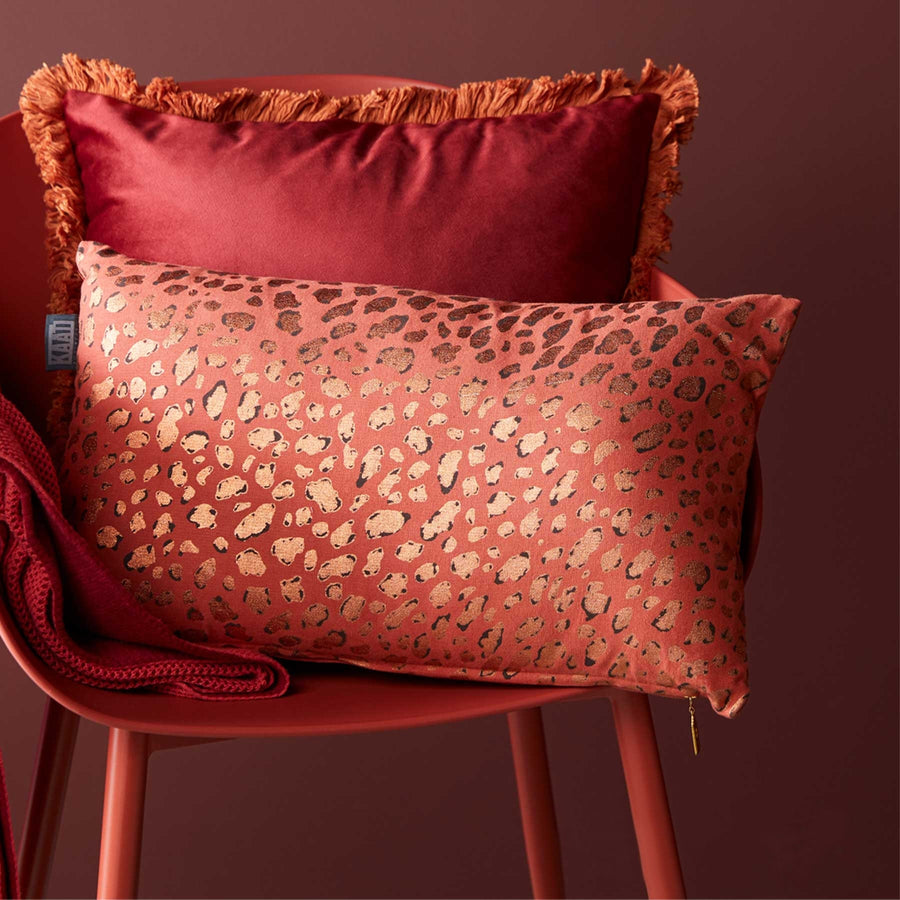 Bedding House Felidea Animal Skin Print Cushion 30 x 50 cm - Green, Gold, Black - SuperSaverAU - view 1