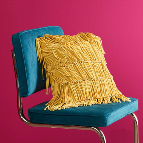 Bedding House Flapper Decorative Cushion 40 x 40 cm with Fringes and Zip - SuperSaverAU - view 1