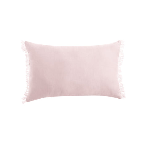 Vintage Design Homewares Blush French Linen Filled Cushion Oblong 35cm x 55cm - SuperSaverAU - view 1