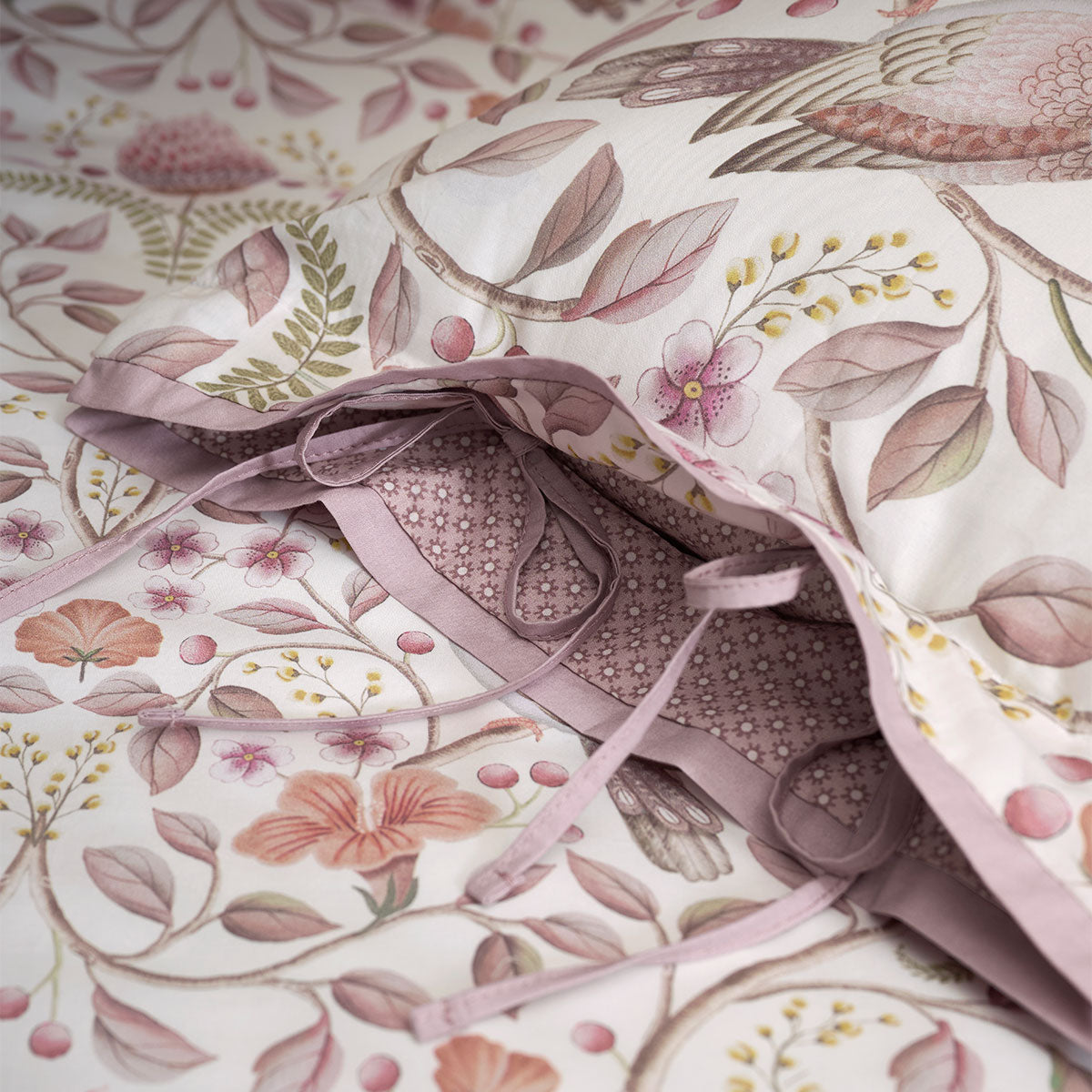 PIP Studio Garden of Dove Off White Cotton Cushion 35cm x 60cm