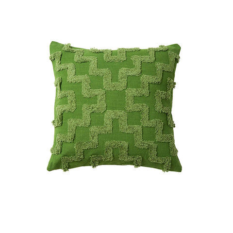 Accessorize Janni Filled Square Cushion, Applique Design, 45x45cm, Green - SuperSaverAU - view 1