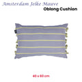 KAAT Amsterdam Jelke Mauve Stripe Oblong Filled Cushion – 40 x 60cm