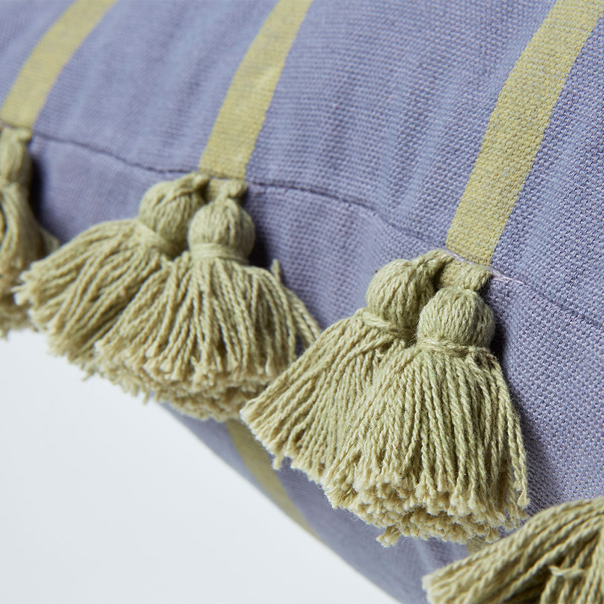 KAAT Amsterdam Jelke Mauve Stripe Oblong Filled Cushion – 40 x 60cm