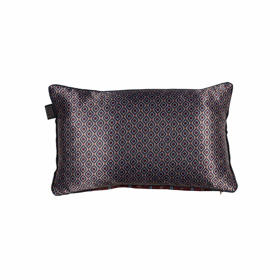 KAAT Amsterdam Meja Reversible Satin Cushion – Red 30 x 50cm