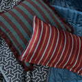 KAAT Amsterdam Meja Reversible Satin Cushion – Red 30 x 50cm