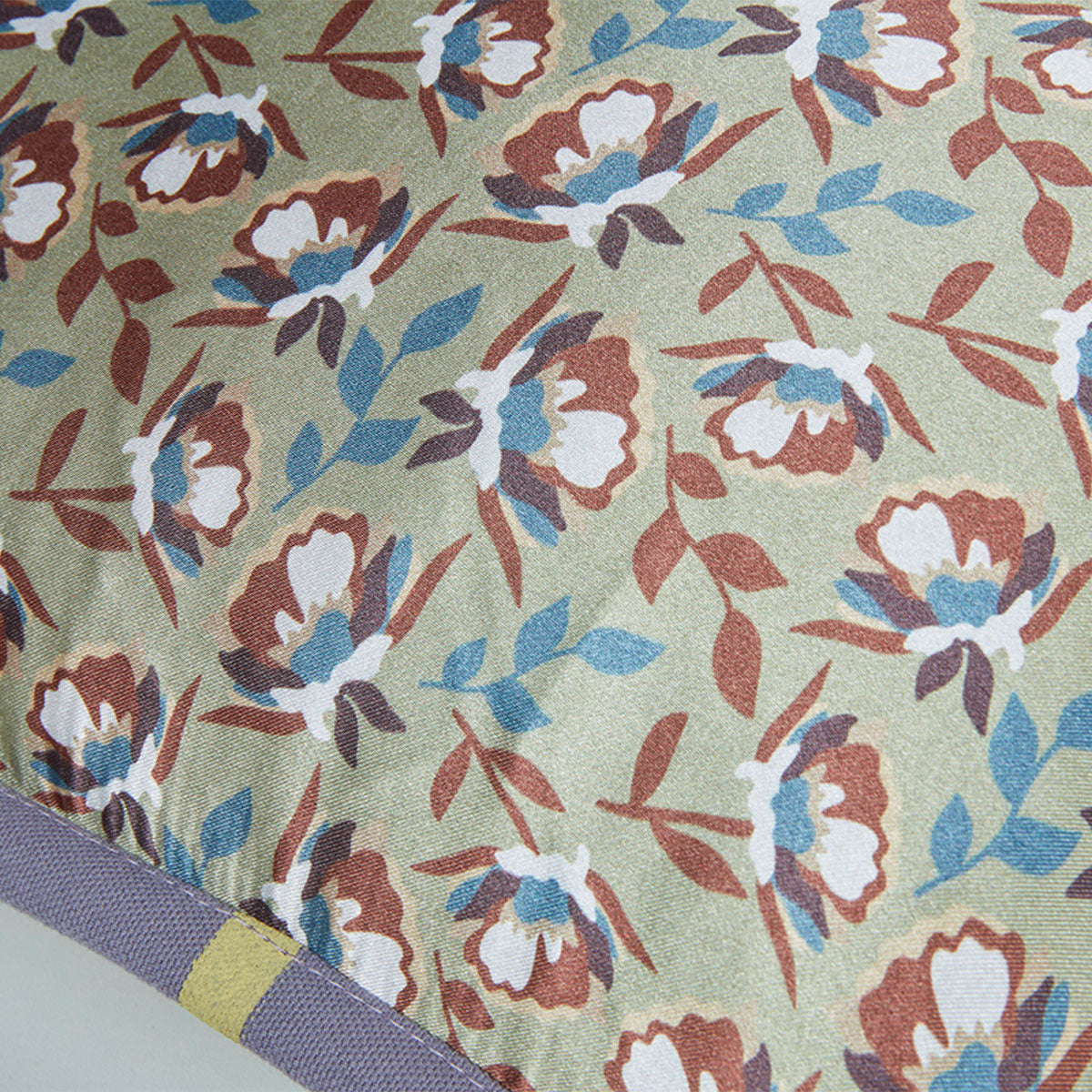 KAAT Amsterdam Nanouk Pastel Floral Satin Cushion – 30 x 50cm