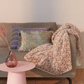 KAAT Amsterdam Nanouk Pastel Floral Satin Cushion – 30 x 50cm