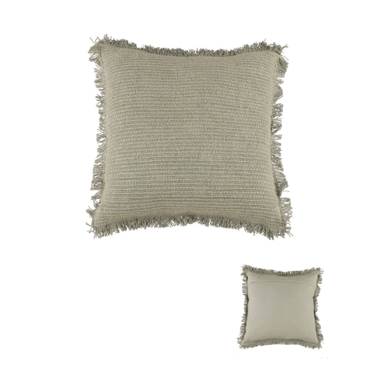 Accessorize Nova Sage Square Filled Cushion 45cm x 45cm - Knitted Design - SuperSaverAU - view 1