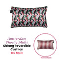 KAAT Amsterdam Phoeby Reversible Satin Cushion – Multi 30 x 50cm