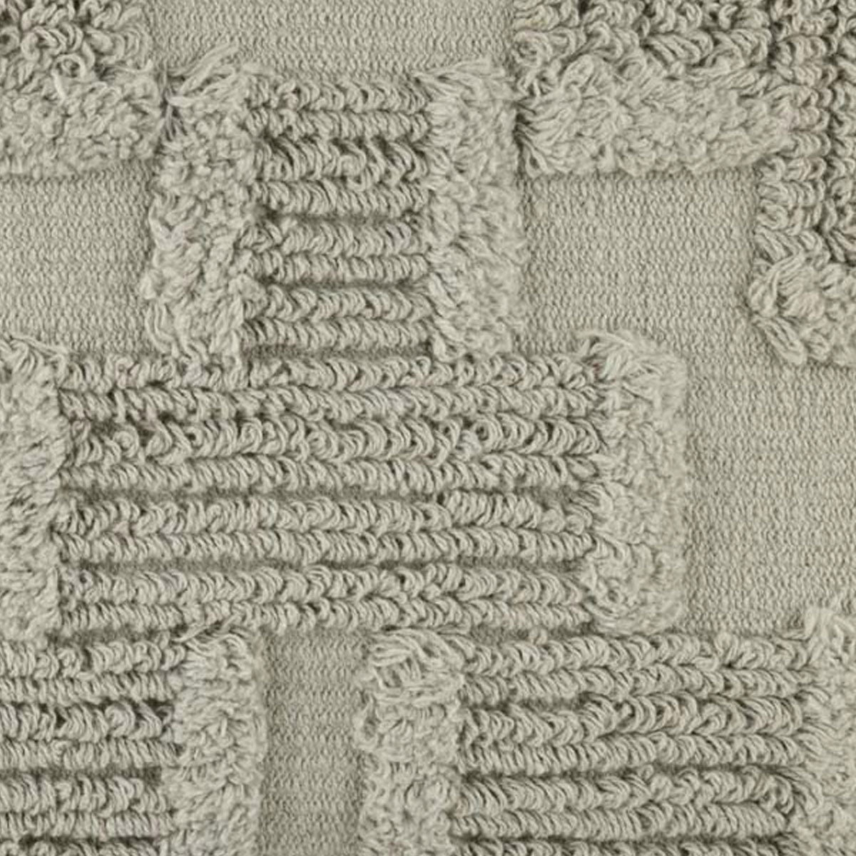 Accessorize Roseto Sage Square Cushion 45cm x 45cm - Textured Design, Polyester Fill - SuperSaverAU - view 3
