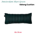 KAAT Amsterdam Shari Puffed Oblong Filled Cushion – Green 30 x 70cm