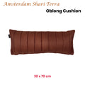 KAAT Amsterdam Shari Puffed Oblong Filled Cushion – Terra 30 x 70cm