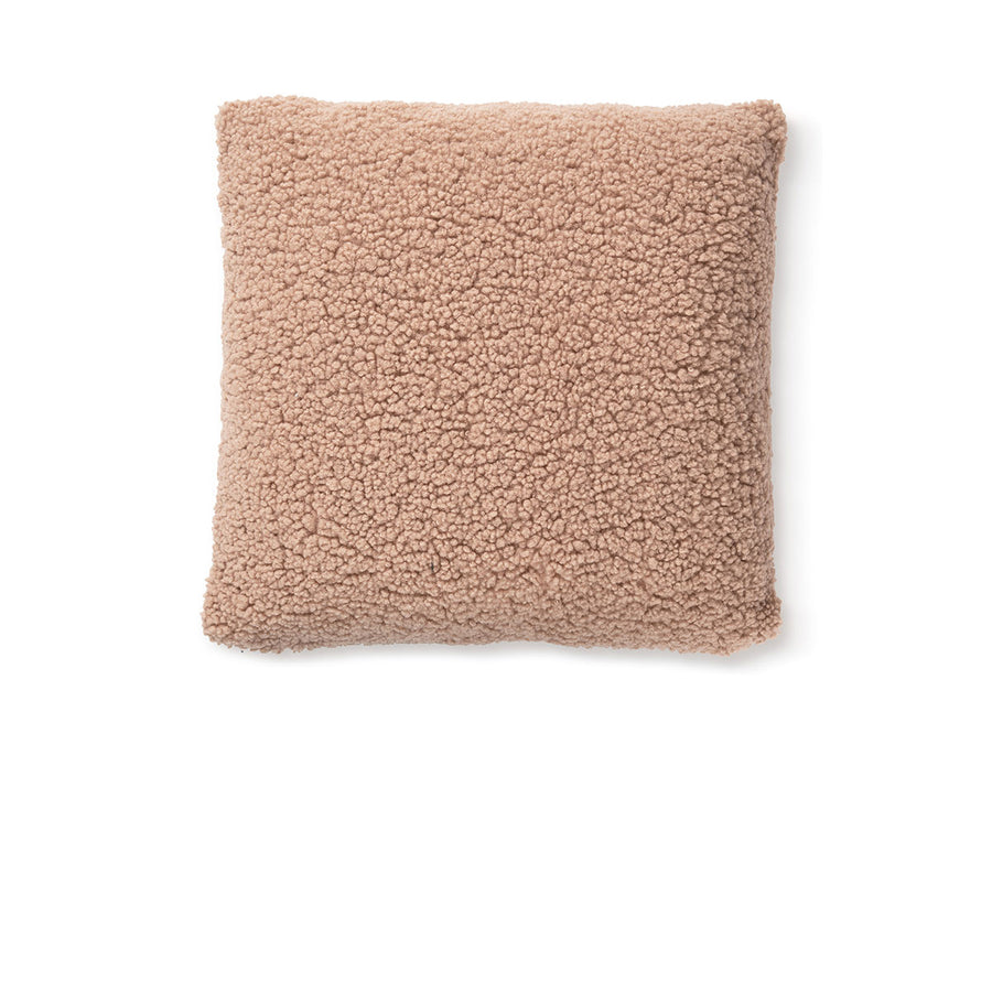 Bedding House Sherpa Filled Square Cushion 45 x 45 cm - Ochre, Soft Polyester - SuperSaverAU - view 1