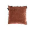 Bedding House Svenja Decorative Cushion 43x43cm Cotton Velvet with Pompoms - SuperSaverAU - view 1