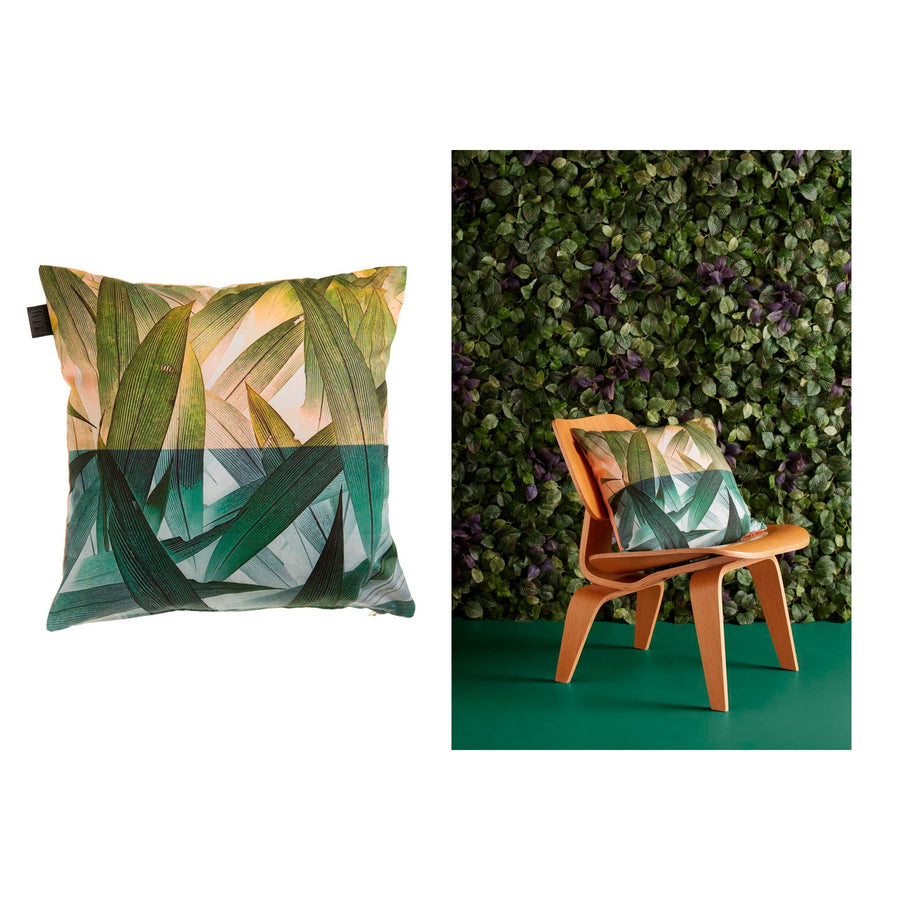 Bedding House Tropical Flora Green Cushion 45 x 45 cm - Polyester Cotton - SuperSaverAU - view 1