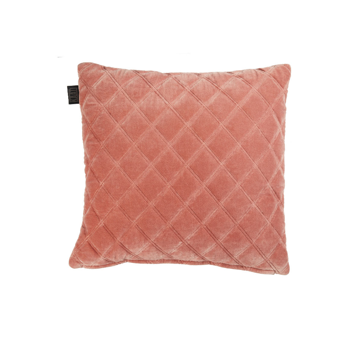 Bedding House Vercors Luxury Velvet Cushion 43 x 43 cm - Pink, Diamond Quilted - SuperSaverAU - view 1