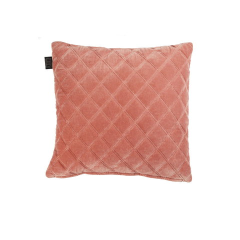 Bedding House Vercors Luxury Velvet Cushion 43 x 43 cm - Pink, Diamond Quilted - SuperSaverAU - view 1