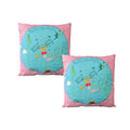 Shelley Mermaid Embroidered Cushion Covers Pack of 2, 43 x 43 cm - SuperSaverAU - view 1