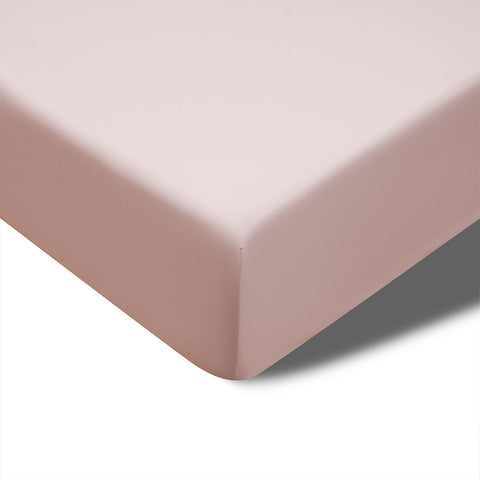 Accessorize 400TC Blush Bamboo Cotton Fitted Sheet 40cm Wall - Queen - SuperSaverAU - view 1