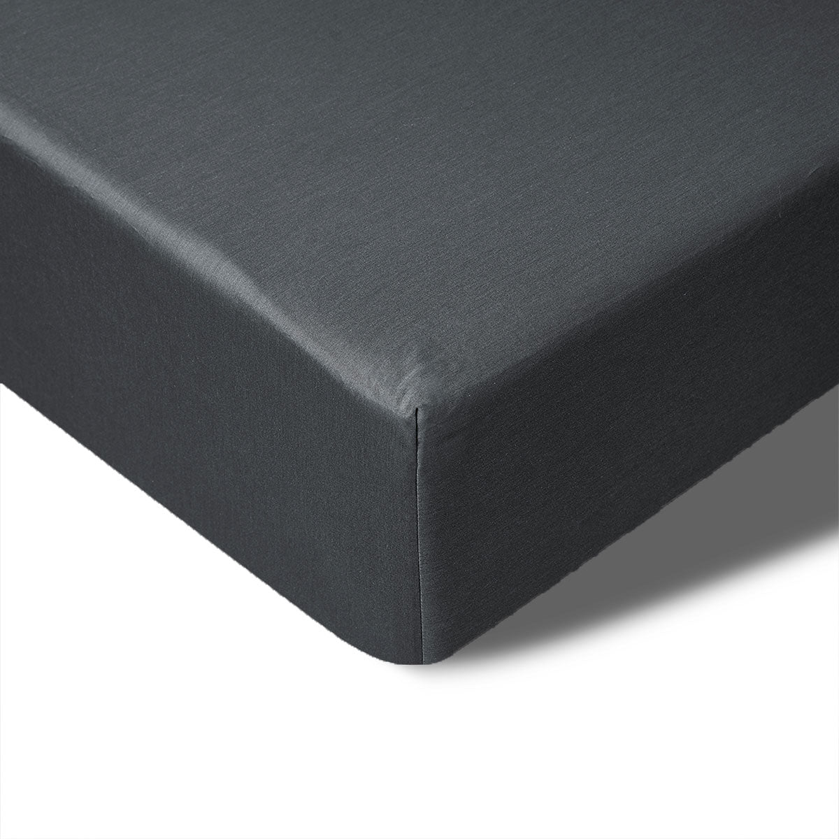 Accessorize 400TC Charcoal Bamboo Cotton Fitted Sheet 40cm Wall - Single - SuperSaverAU - view 1